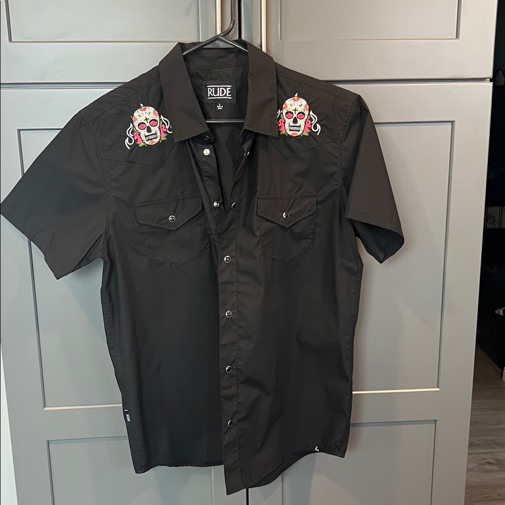 RUDE men’s work shirt Size L.